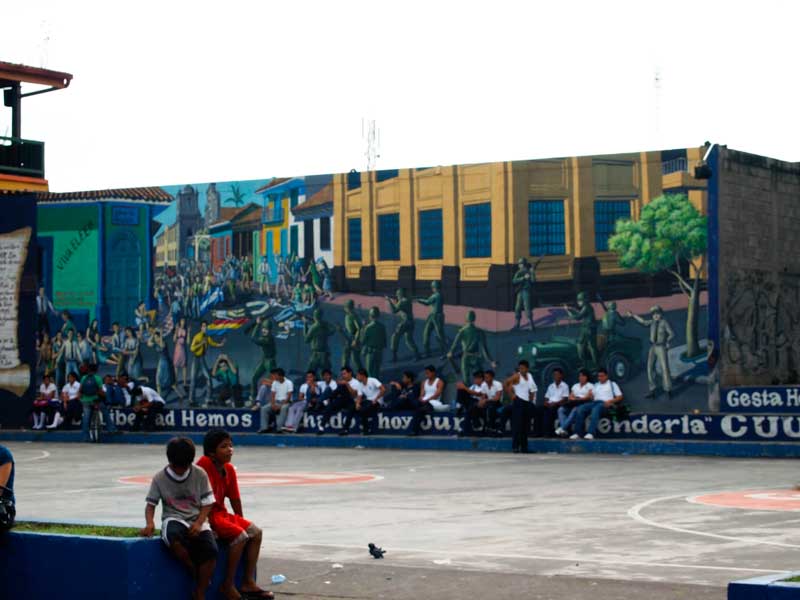 Sandinista revolution mural