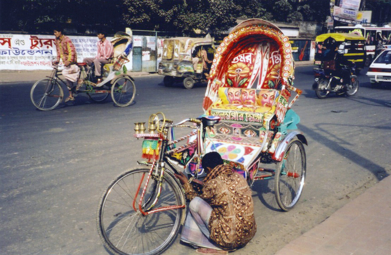 Rickshaw revolution mural